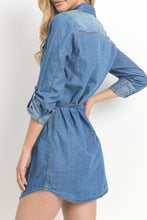 Load image into Gallery viewer, Jesse Denim Shirt Dress