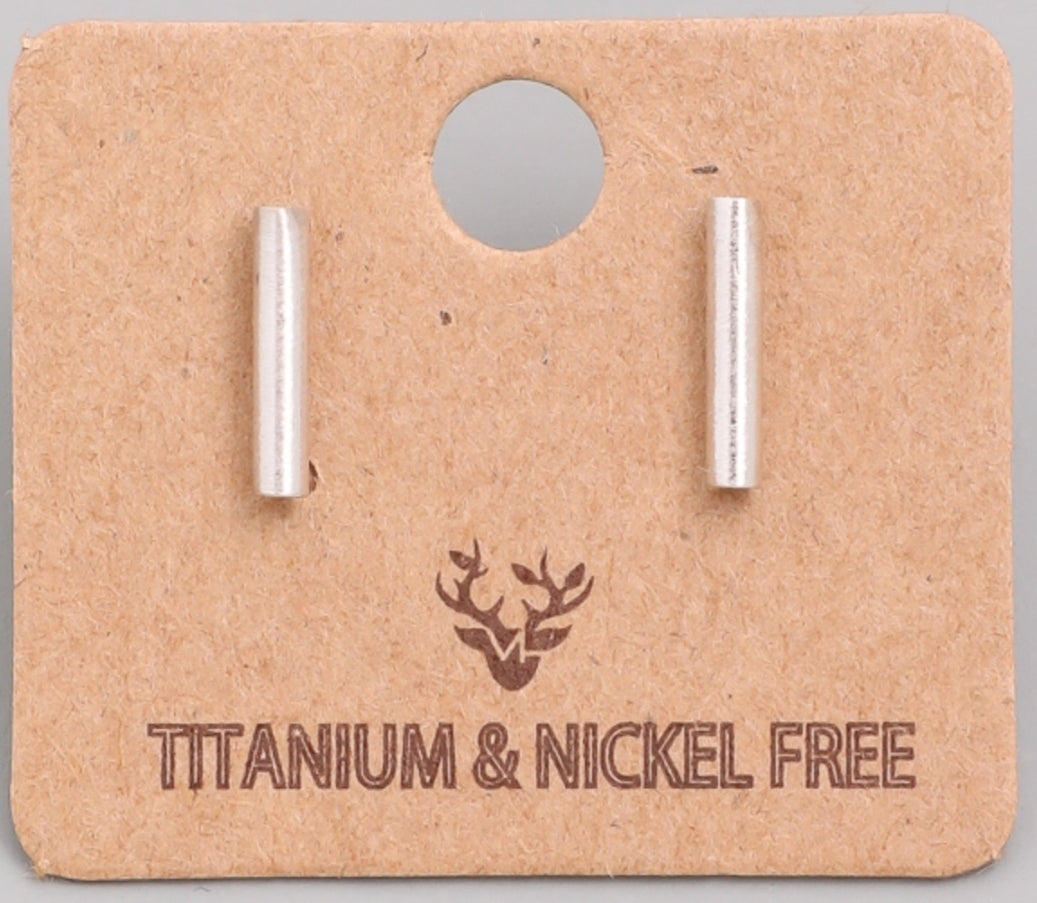 Dainty Cylinder Earrings