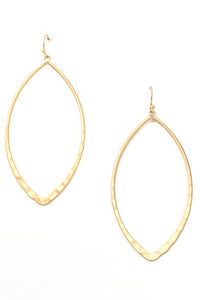 Oval Drop Earrings