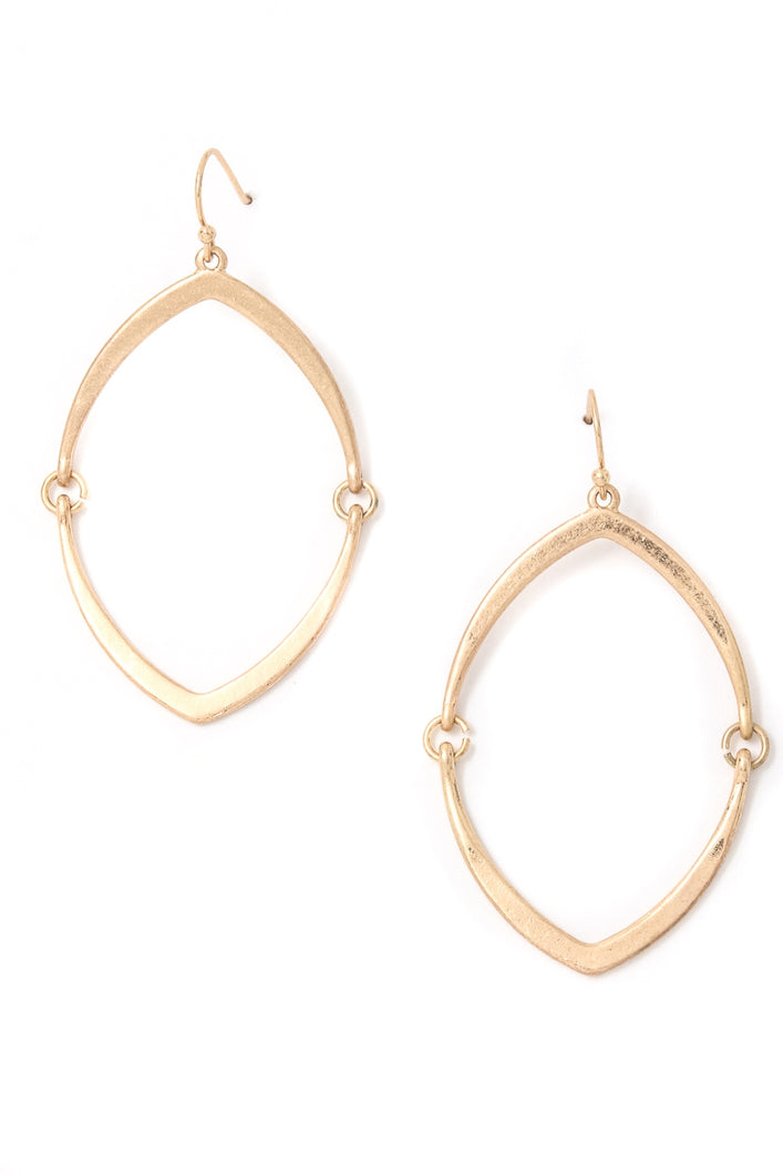 Oval Dangle Earrings